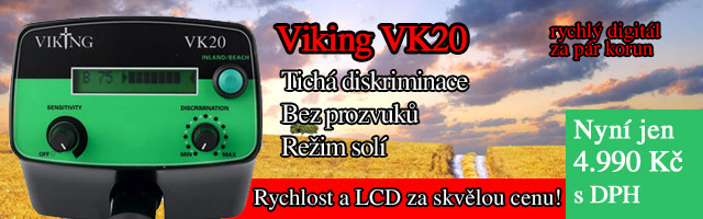 Detektor kovů Viking VK 20