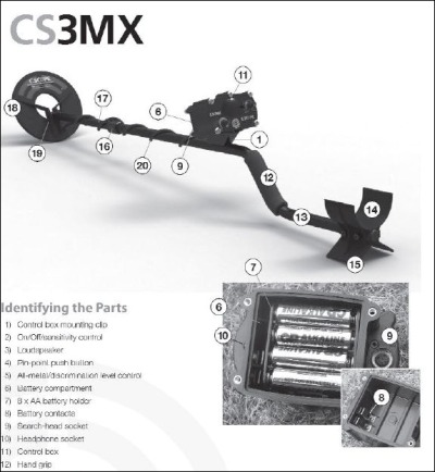 Nový detektor kovů C.Scope C.S3MXi
