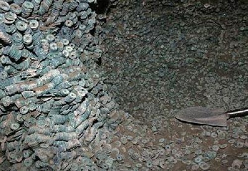 Mince nalezení detektorem kovů