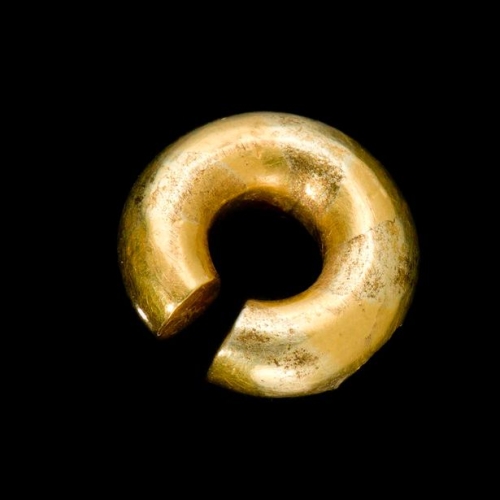 Nález zlatého prstenu detektorem kovů
