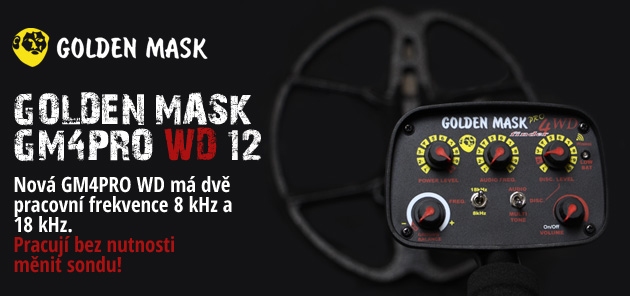 Detektro kovů Golden Mask GM4PRO WD