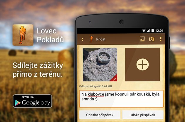 Mobilní aplikace Lovec Pokladů