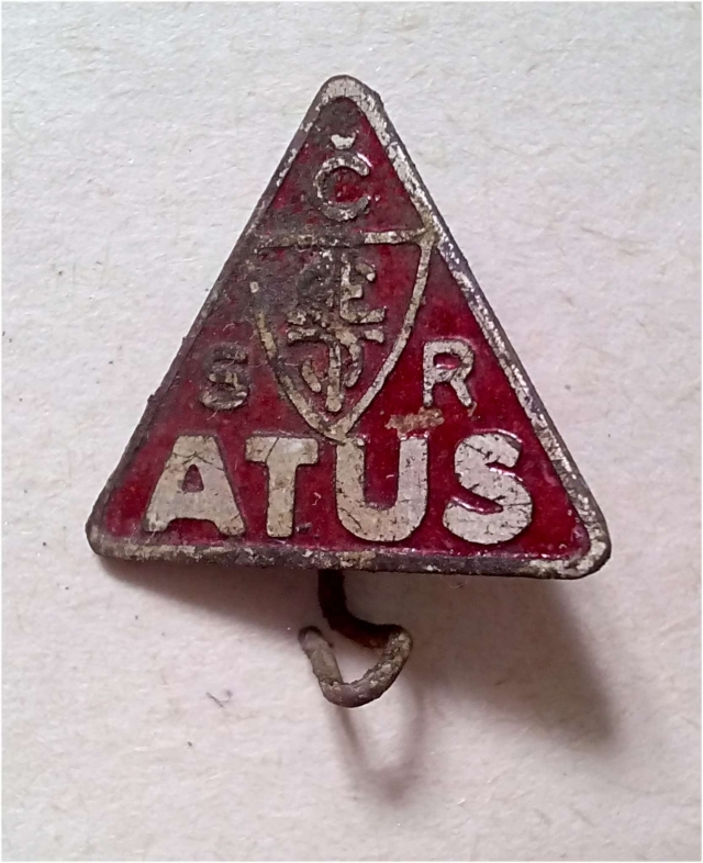 Nález detektorem kovů - odznak Atus