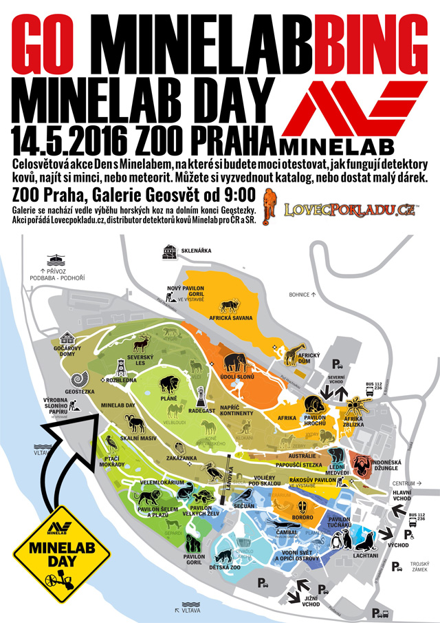Minelab Day 14.5.2016 ZOO Praha