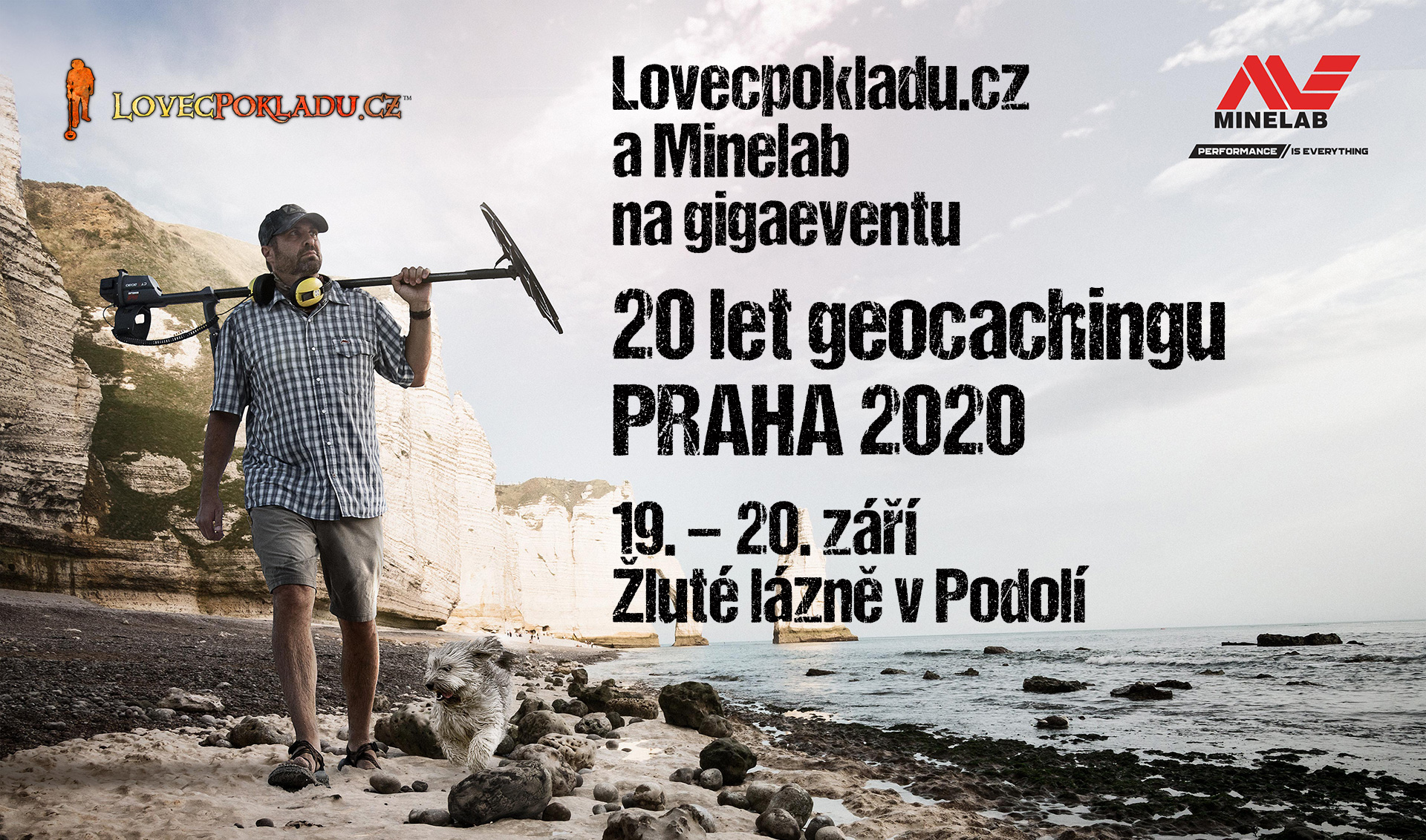 20 let Geocachingu - 19.-20. září Žluté lázně Podolí