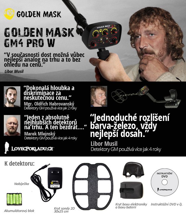 Detektor kovů Golden Mask GM4