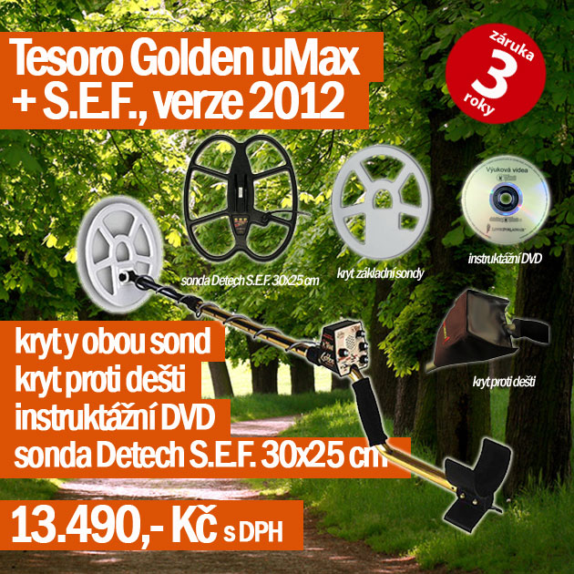 Detektor kovů Tesoro Golden uMAX
