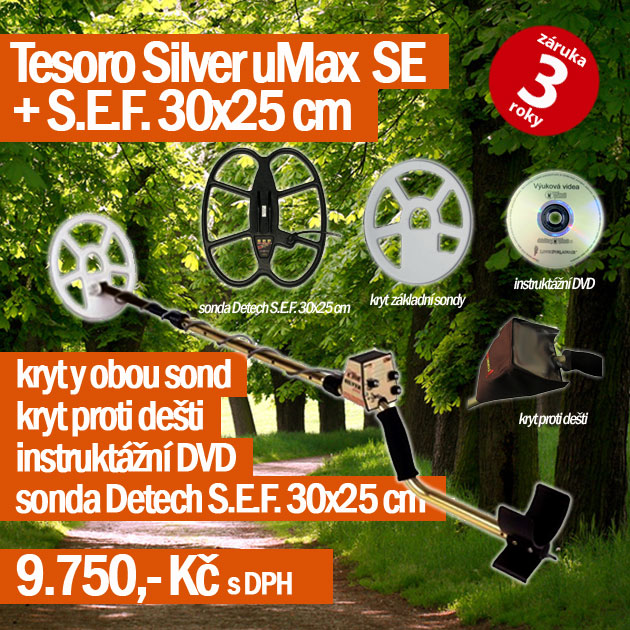 Detektor kovů Tesoro Silver uMAX