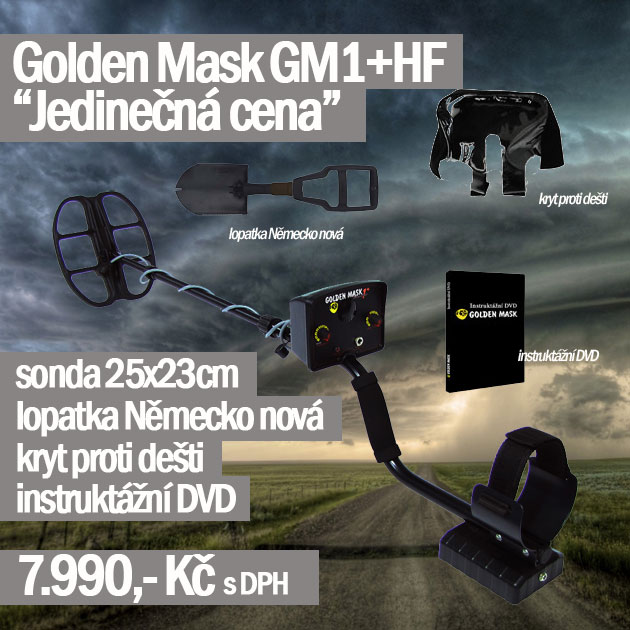 Detektory kovů Golden mask