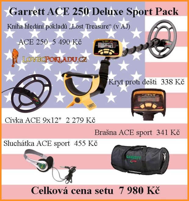 Garrett Ace 250 Deluxe Sport Pack