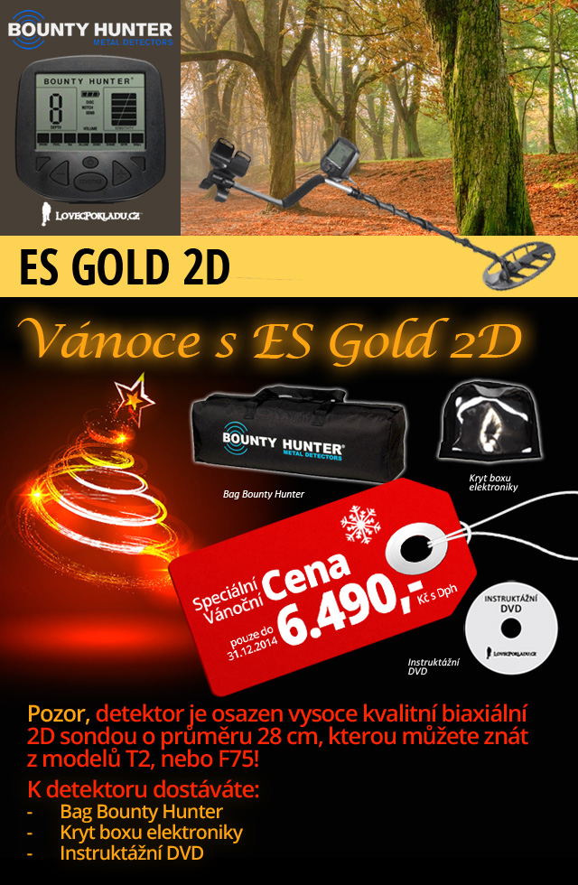Detektor kovů ES Gold 2D