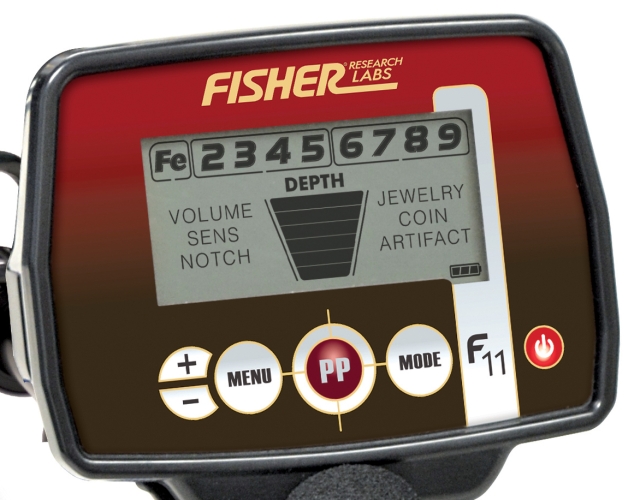 Box detektoru kovů Fisher F11