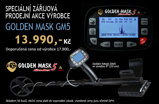 Detektor kovů Golden Mask GM5