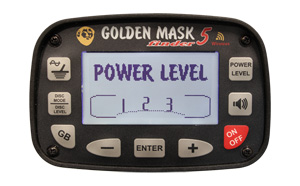 Nastavení citlivosti na detektoru koův Golden Mask GM5