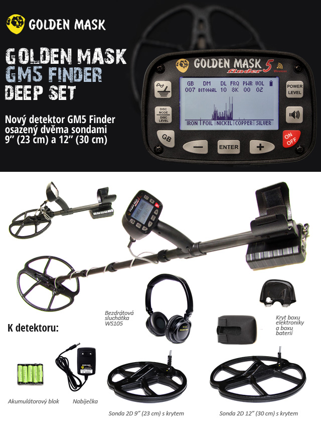 Detektor kovů Golden Mask GM5