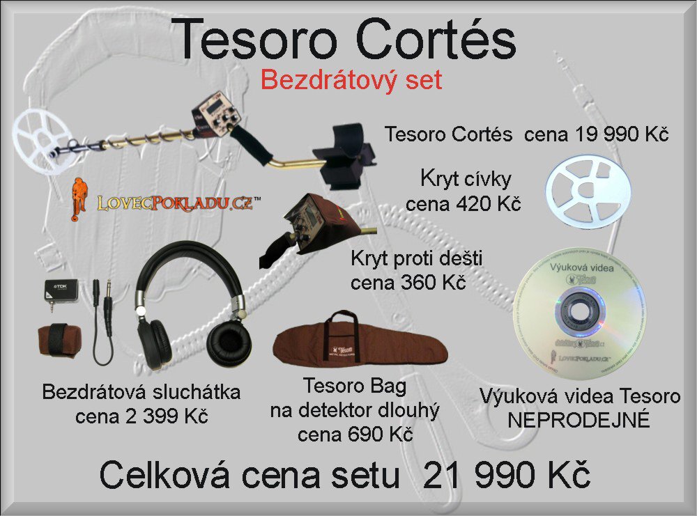 detektor kovů Tesoro Cortes