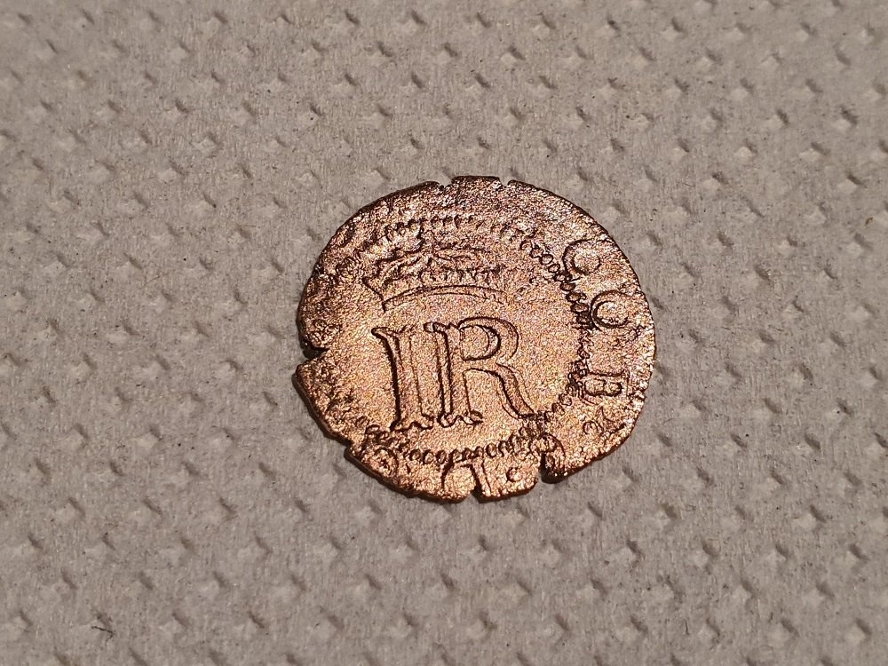 Krasne zachovana medena minca zo 17teho storocia
