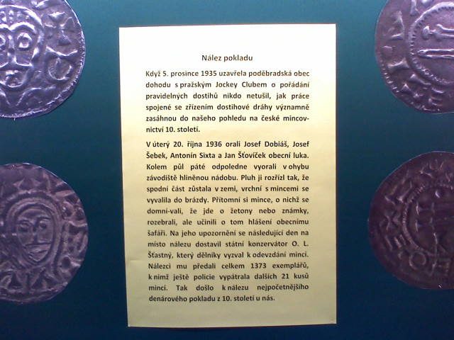 Poděbradský poklad v Polabském muzeu v Poděbradech