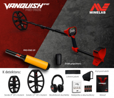 Minelab Vanquish 540 pack – speciální cena (poškozená přepravní bedna)