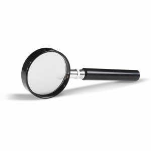 Magnifier with handle, diameter 50mm with 3x and 6x magnification - LU1