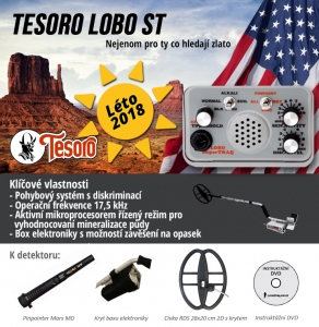 Detektor kovů Tesoro Lobo Super TRAQ