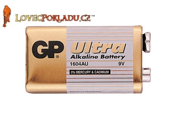 GP Ultra Alkaline 9V battery