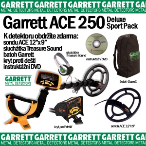Detektor kovů Garrett Ace 250 Deluxe Sport Pack