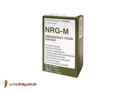 NRG-M - nouzová energetická dávka (Emergency Food Ration)