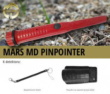 Mars MD Pinpointer - červený