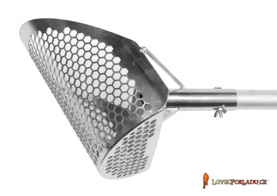Stainless steel - square sieving blade with detachable handle