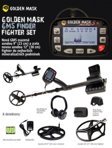 Detektor kovů Golden Mask GM5 Finder Fighter set