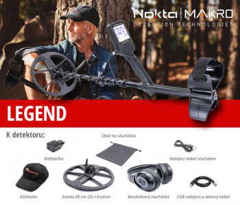 Metal detector Nokta Makro Legend SMF WHP - unpacked goods