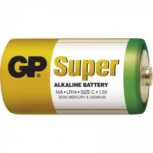 Baterie GP Super Alkaline LR14 (C, malé mono)