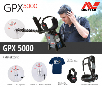 Metalldetektor Minelab GPX 5000 Pro Pack