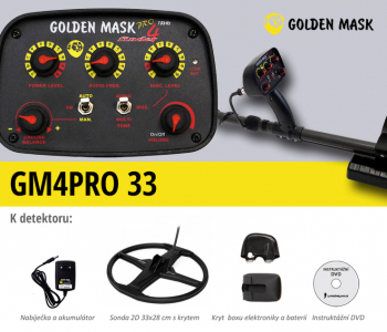 Detektor kovů Golden Mask GM4PRO 33