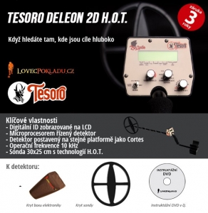 Detektor kovů Tesoro DeLeon 12x10 uMAX