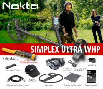Metal detector Nokta Simplex Ultra WHP AccuPOINT SET