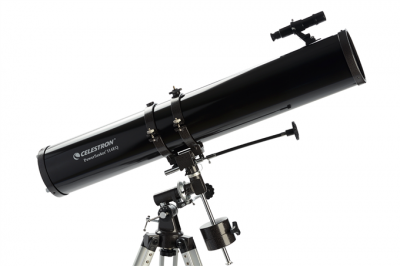 Celestron PowerSeeker 114 / 900mm EQ motorized mirror telescope