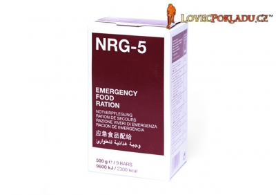 NRG-5 - nouzová energetická dávka (Emergency Food Ration)
