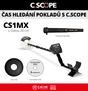 Metal detector C.Scope CS1MX pinpointer set