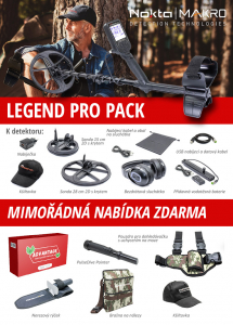 Detektor kovů Nokta Makro The Legend Pro Pack