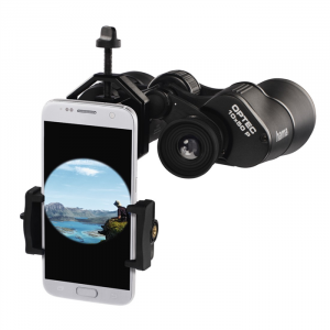 Hama Smartphonehalter für Ferngläser mit Okular mit einem Durchmesser von 2,5-4,8 cm
