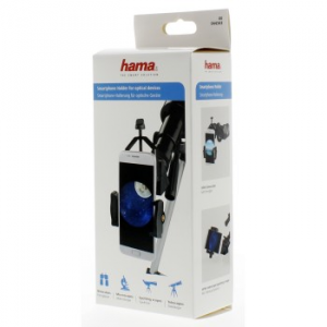 Hama Smartphonehalter für Ferngläser mit Okular mit einem Durchmesser von 2,5-4,8 cm