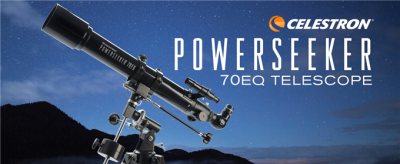 Celestron Powerseeker 70/700mm EQ čočkový teleskop