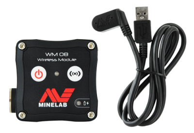 Minelab WM 08 wireless audio module for Equinox 600/800