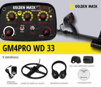 Detektor kovů Golden Mask GM4PRO WD 33