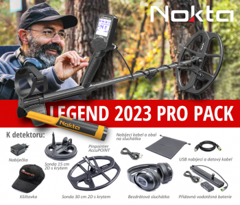 Metalldetektor Nokta Makro The Legend Pro Pack - Modell 2023