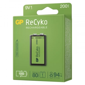 Nabíjecí baterie GP ReCyko+ NiMH 200 mAh 8.4V