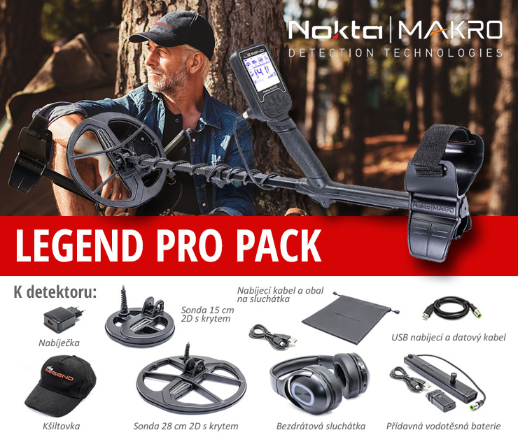 Detector de metales Nokta Makro The Legend Pro Pack