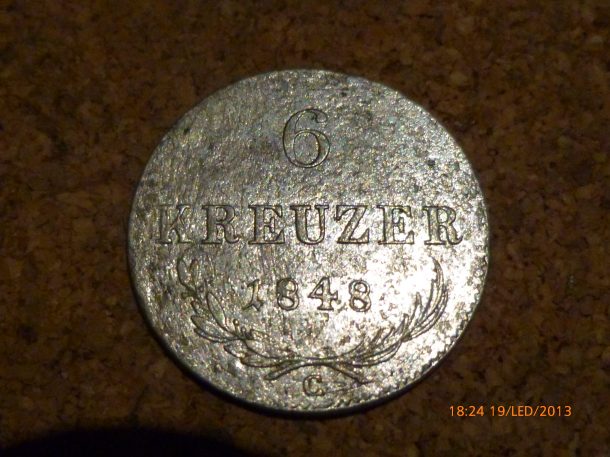 6 kreuzer 1848